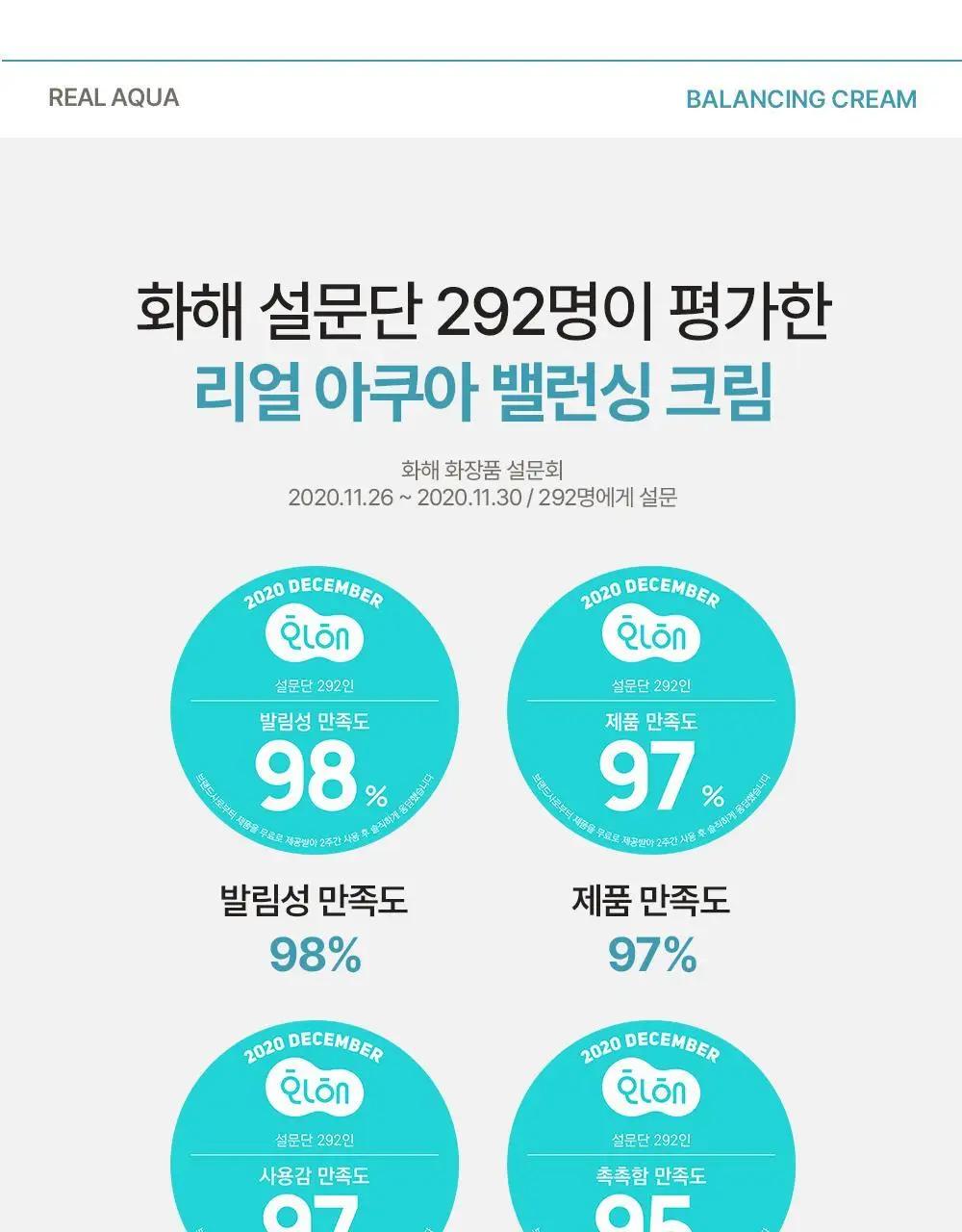 [수분진정] 아크웰 리얼 아쿠아 밸런싱 크림 50ml 상세페이지 8